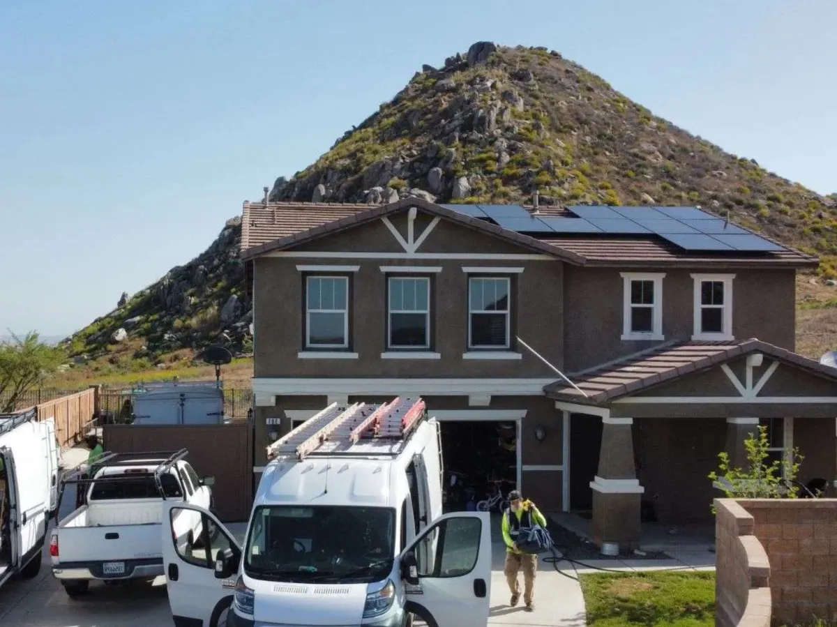 Completed American Solar Association installation 5